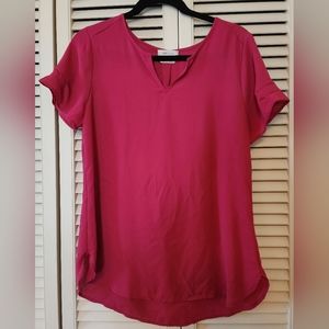 Pink blouse, small, Van Heusen